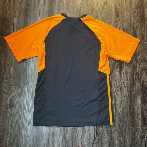 Adidas Boy's XL Black & Orange Classic 3 Stripes Athletic Shirt - Picture 5 of 5